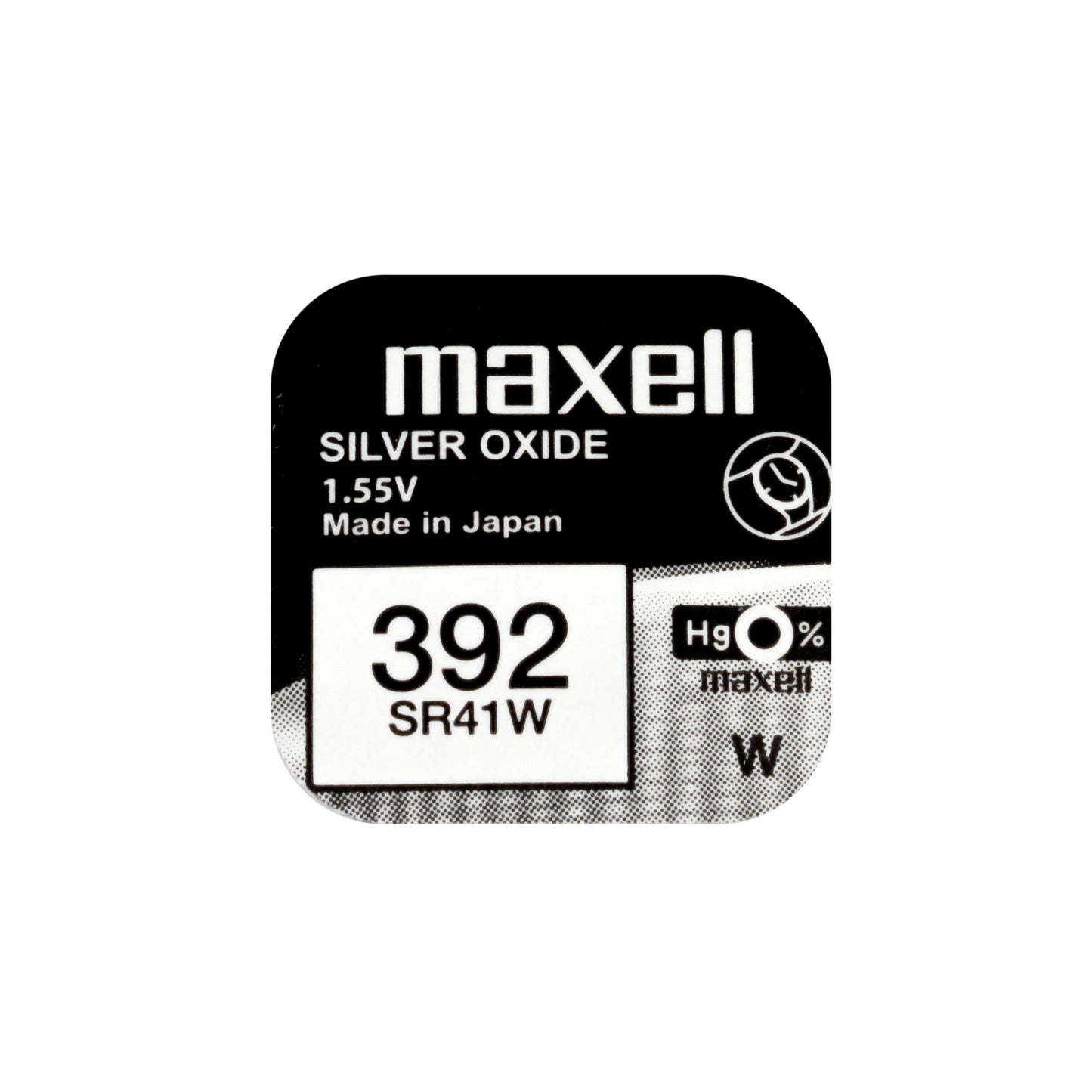 Maxell SR41W (392) Silver Oxide Watch Batteries
