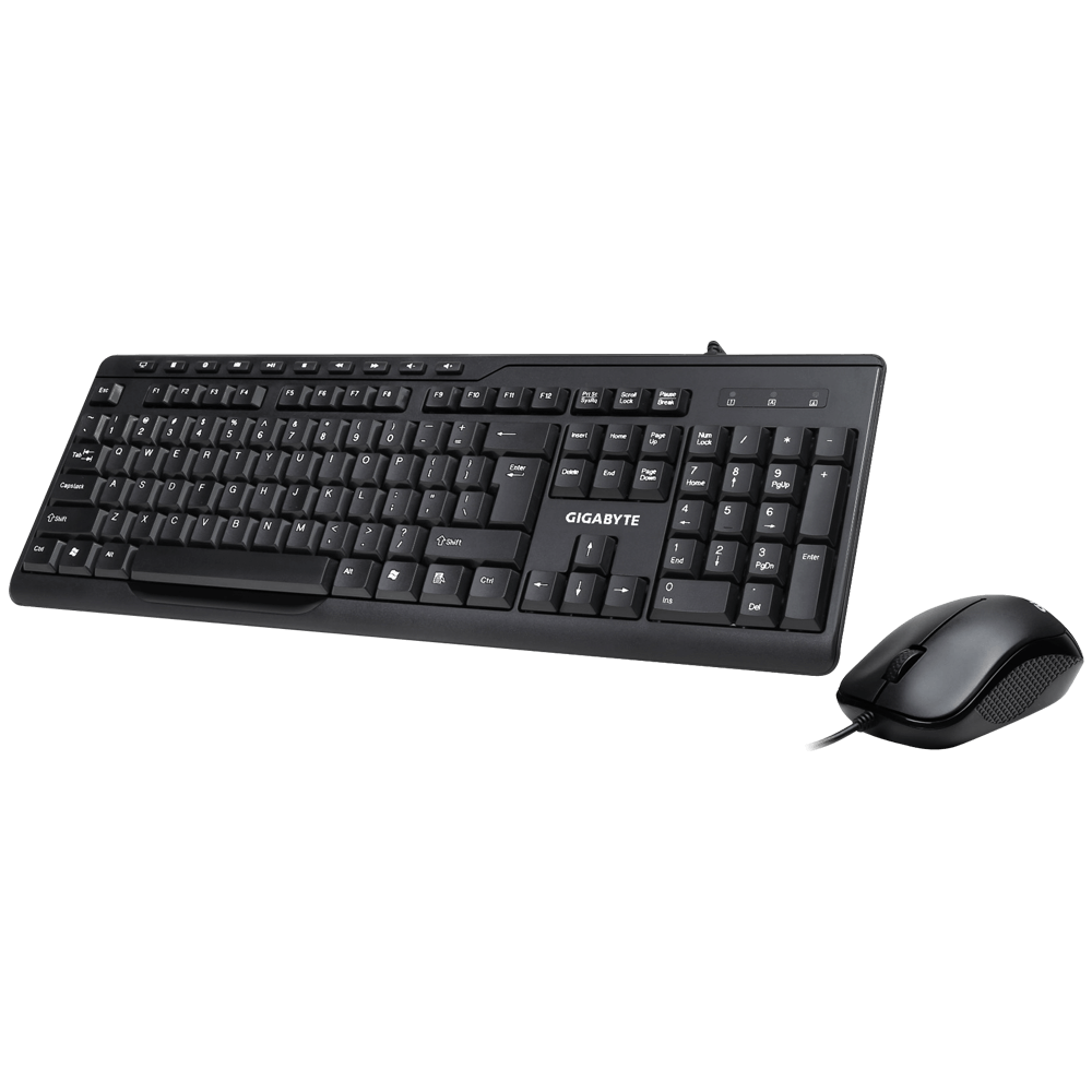 Gigabyte KM6300 Keyboard+Mouse Combo KM6300/USB KB+MOUSE/UK