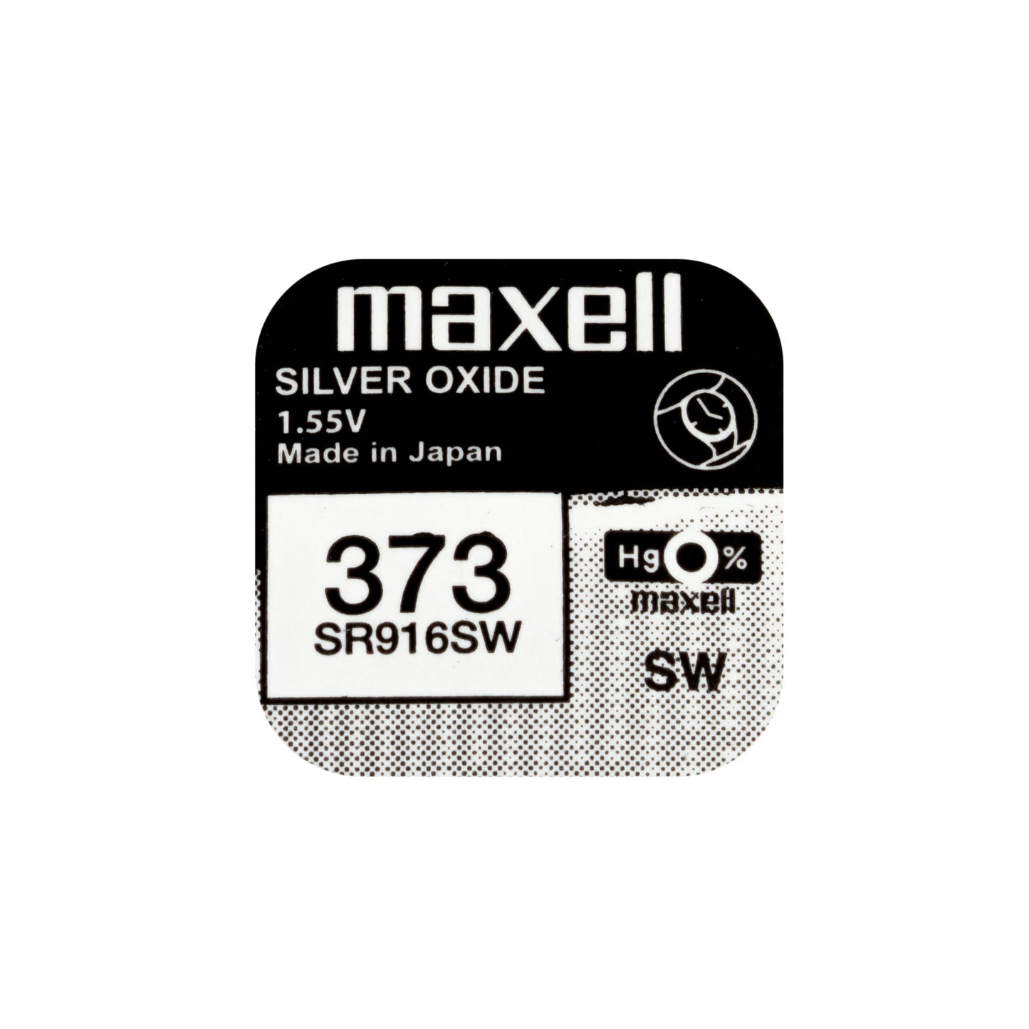 Maxell SR916SW (373) Silver Oxide Watch Batteries