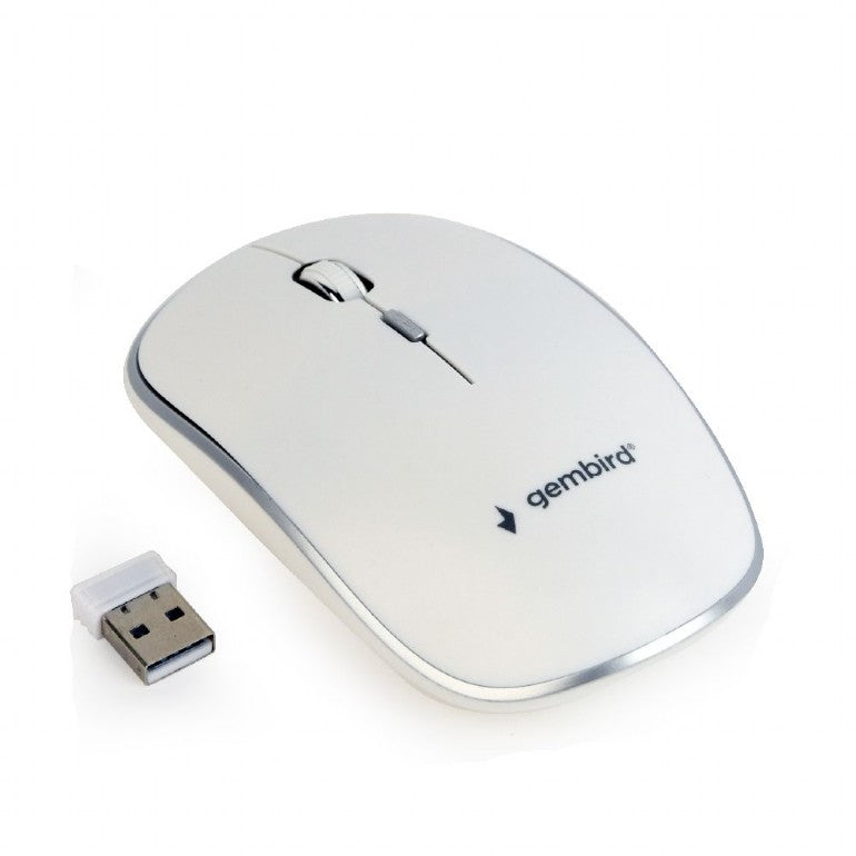 Gembird Wireless USB Optical Mouse White MUSW-4B-01-W