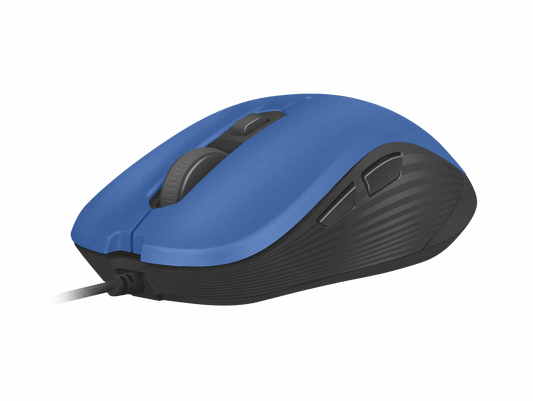 Natec Drake Black-Blue 3200DPI 6-button Wired mouse