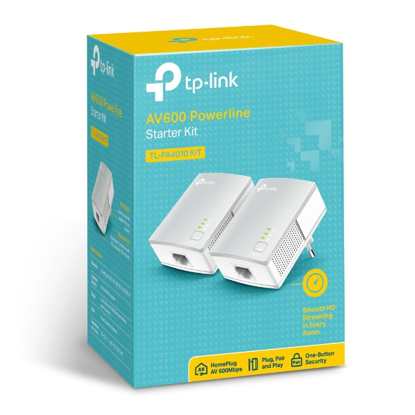 TP-LInk TL-PA4010 KIT(UK) AV600 Powerline Starter Kit