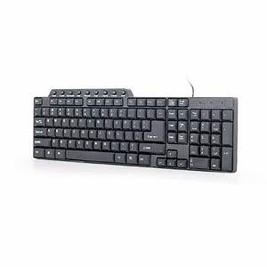 Gembird Compact multimedia keyboard US Layout USB Black KB-UM-104