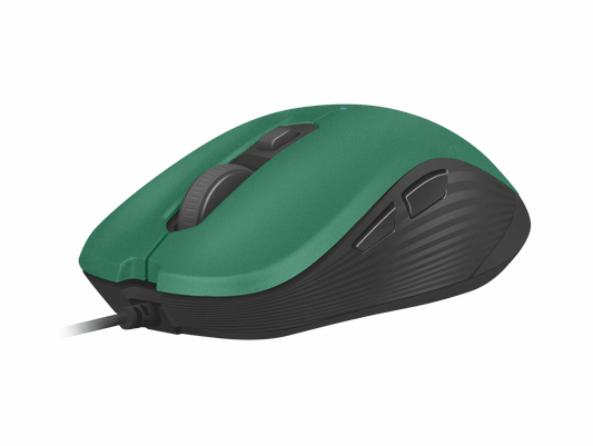 Natec Drake Black-Green 3200DPI 6-button Wired mouse